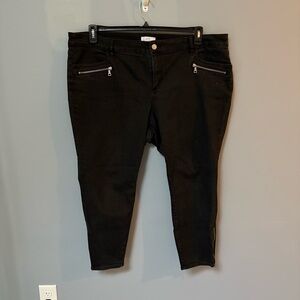 LOFT plus Black Skinny Women's Jeans size 22